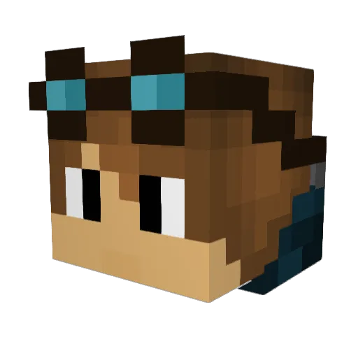hunterboy575 Minecraft avatar head, 3D render
