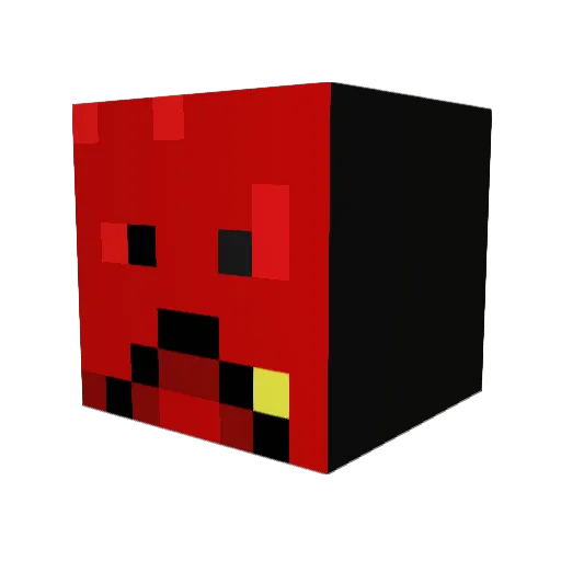 hunterhorning Minecraft avatar head, 3D render