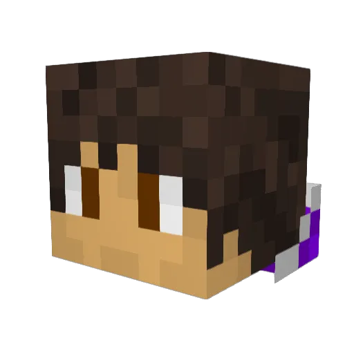 hunthunt456 Minecraft avatar head, 3D render