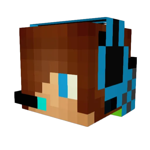 huntsman5698 Minecraft avatar head, 3D render