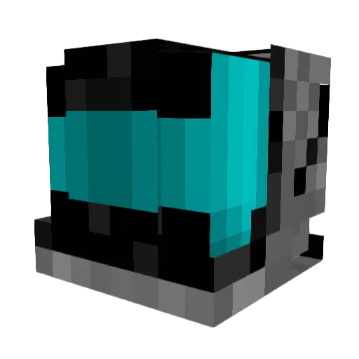 hunybear Minecraft avatar head, 3D render