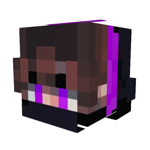 huolongdragon Minecraft avatar head, 3D render