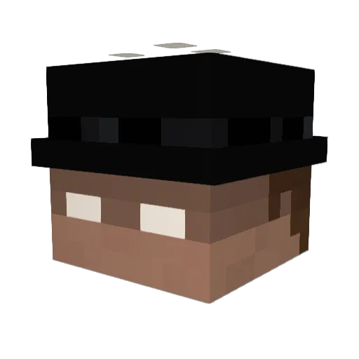 huriya Minecraft avatar head, 3D render