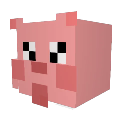 hurizina10 Minecraft avatar head, 3D render