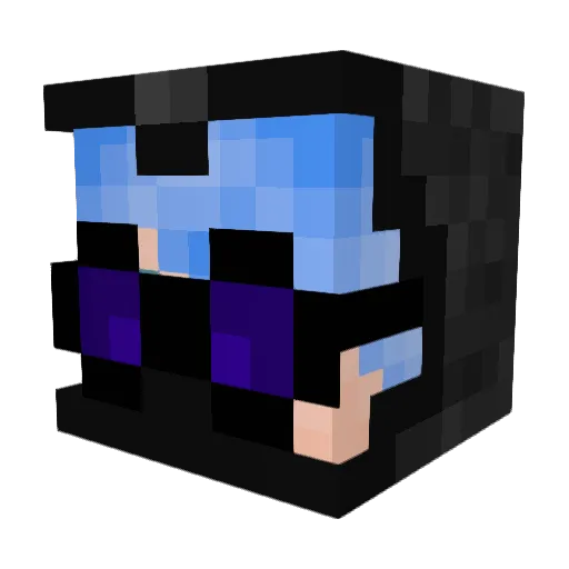 hurleur_nocturne Minecraft avatar head, 3D render