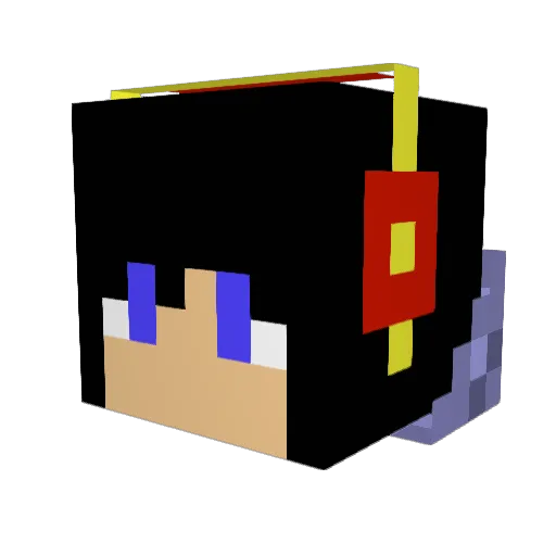 huron1211 Minecraft avatar head, 3D render