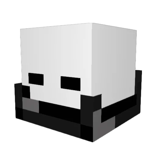 huroyu Minecraft avatar head, 3D render
