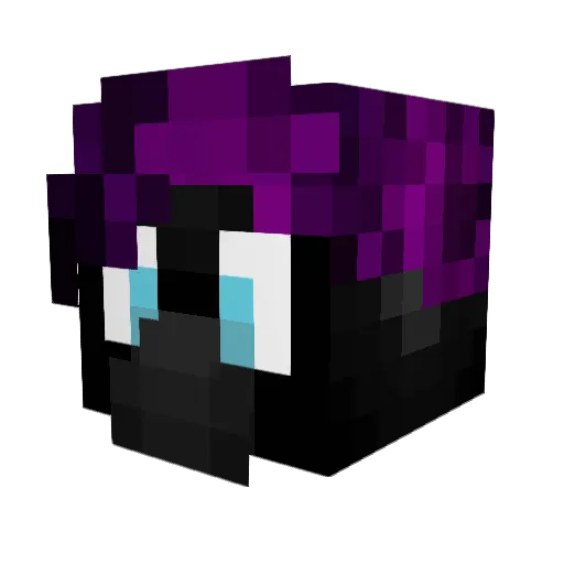 hurricaneike Minecraft avatar head, 3D render
