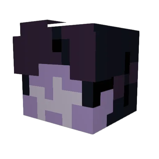 hurtzqz Minecraft avatar head, 3D render