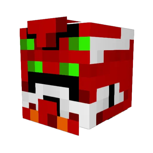 husae551 Minecraft avatar head, 3D render