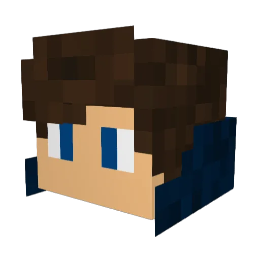 huseyin_30 Minecraft avatar head, 3D render