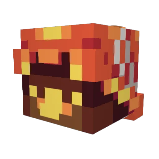 hushtoady Minecraft avatar head, 3D render