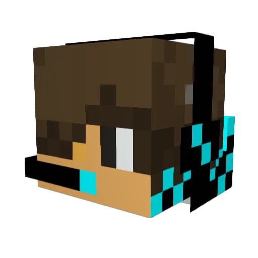 hutchyboy22 Minecraft avatar head, 3D render