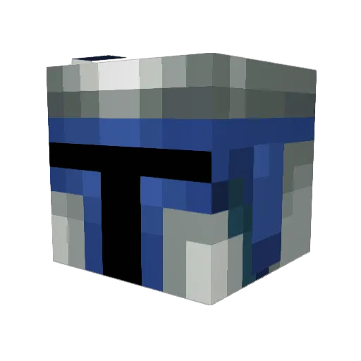 huttslayer Minecraft avatar head, 3D render