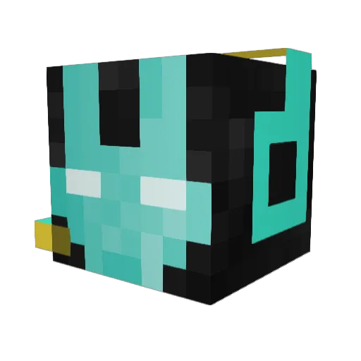 hutunderahill Minecraft avatar head, 3D render