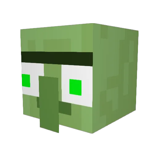 huugster1234 Minecraft avatar head, 3D render