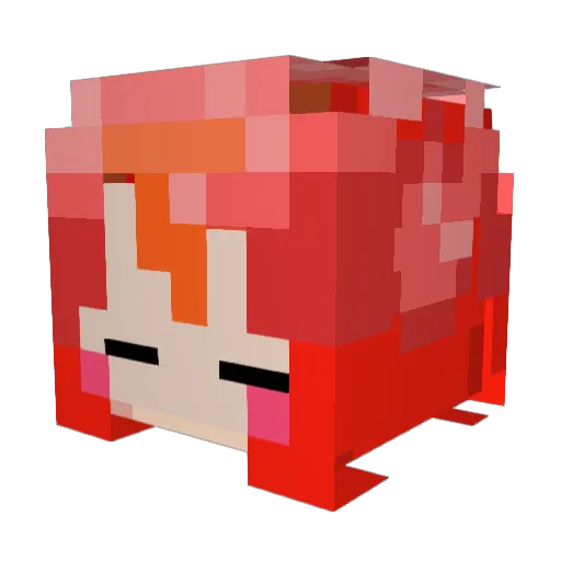 huyao0 Minecraft avatar head, 3D render