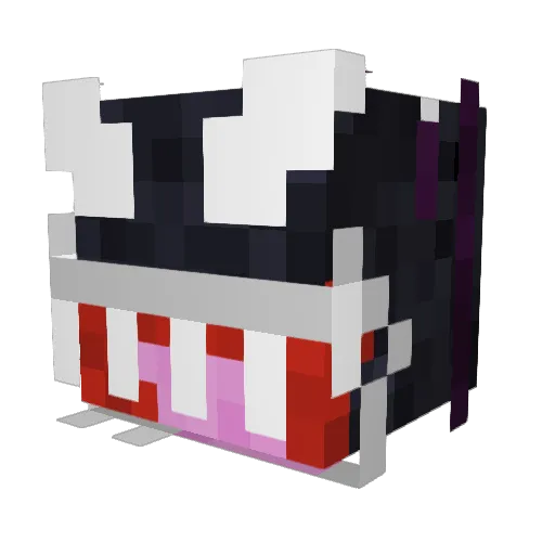 huydagasy Minecraft avatar head, 3D render