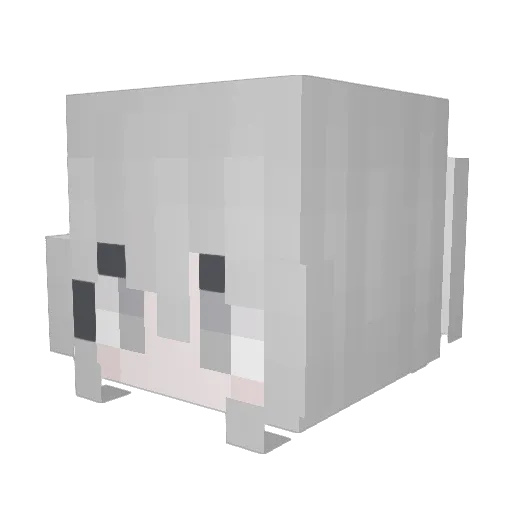 huyun12345 Minecraft avatar head, 3D render