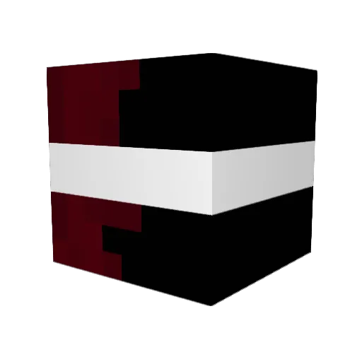 huzair_ Minecraft avatar head, 3D render