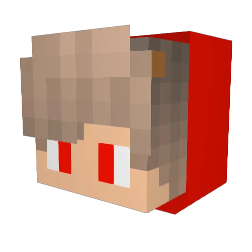 huzeyfe_12 Minecraft avatar head, 3D render