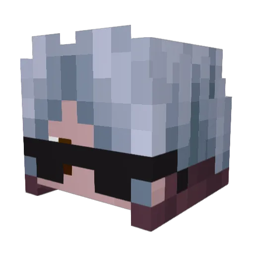 huzyy_ Minecraft avatar head, 3D render
