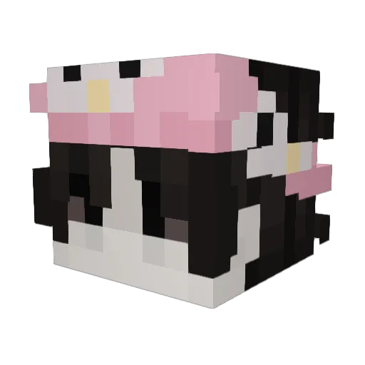hvhpolizei Minecraft avatar head, 3D render