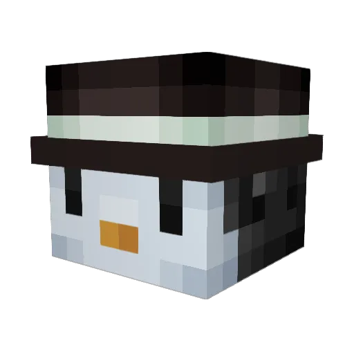 hvhsyka Minecraft avatar head, 3D render