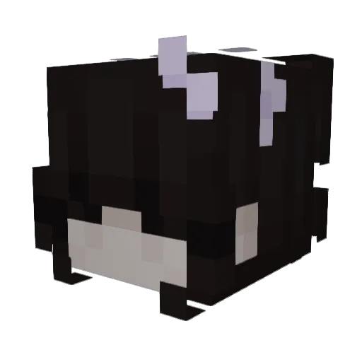 hvniia Minecraft avatar head, 3D render