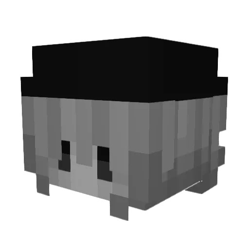 hwa8 Minecraft avatar head, 3D render