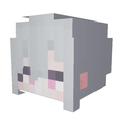 hwa_ryeon_ Minecraft avatar head, 3D render