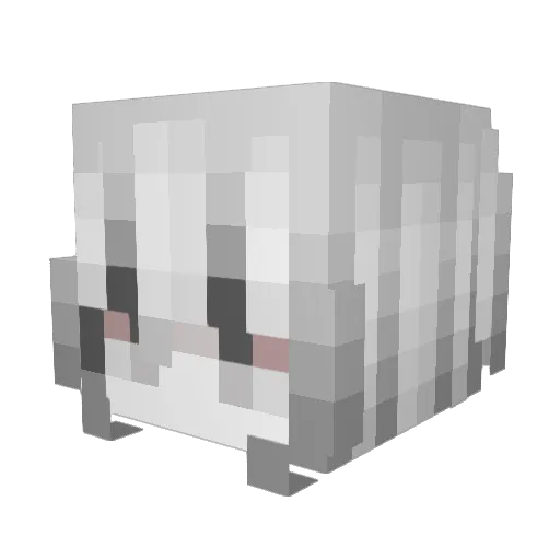 hwntedsoul Minecraft avatar head, 3D render