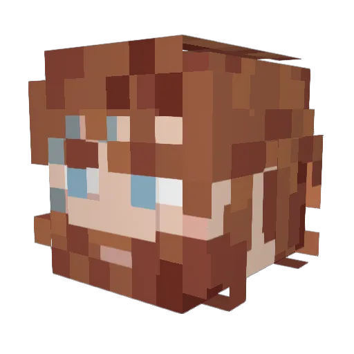 hwoolsey1 Minecraft avatar head, 3D render