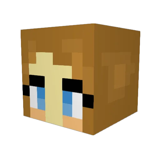 hworatio Minecraft avatar head, 3D render