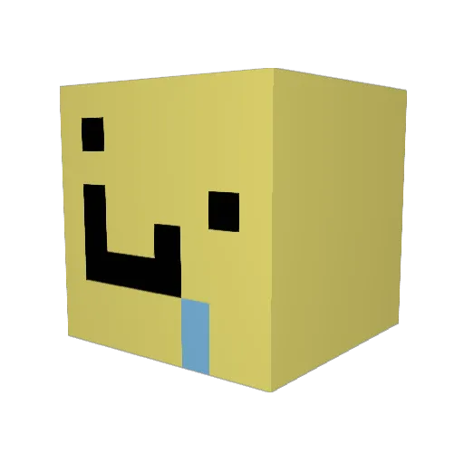 hwwwl Minecraft avatar head, 3D render
