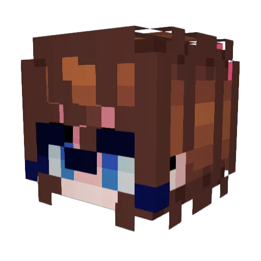 hxctopascal Minecraft avatar head, 3D render