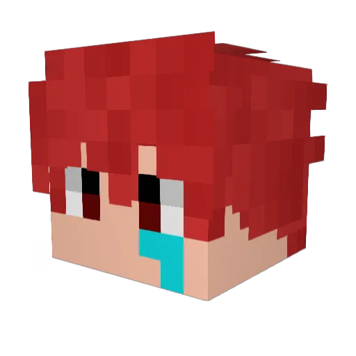 hxitor31 Minecraft avatar head, 3D render