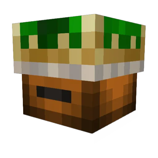 hxizu Minecraft avatar head, 3D render