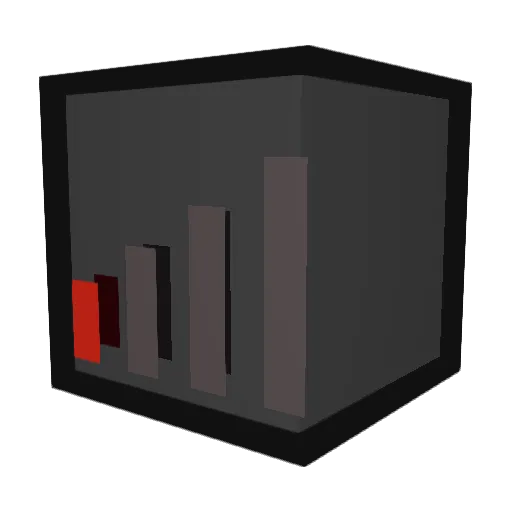 hxkm Minecraft avatar head, 3D render