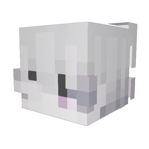 hxli Minecraft avatar head, 3D render