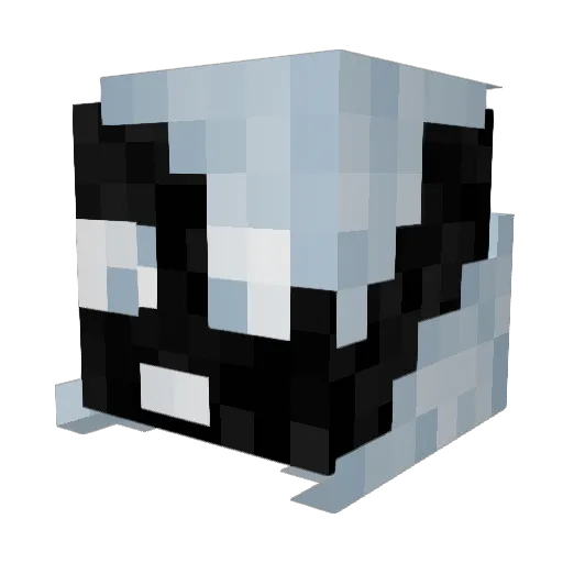 hxmvr Minecraft avatar head, 3D render