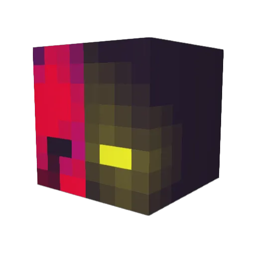 hxngg_ Minecraft avatar head, 3D render