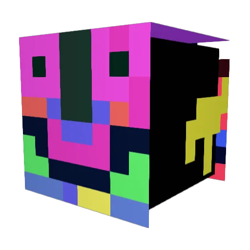 hxnlee Minecraft avatar head, 3D render