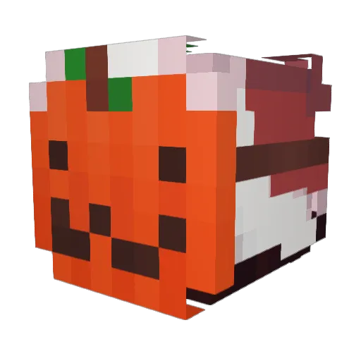 hxnnyu Minecraft avatar head, 3D render