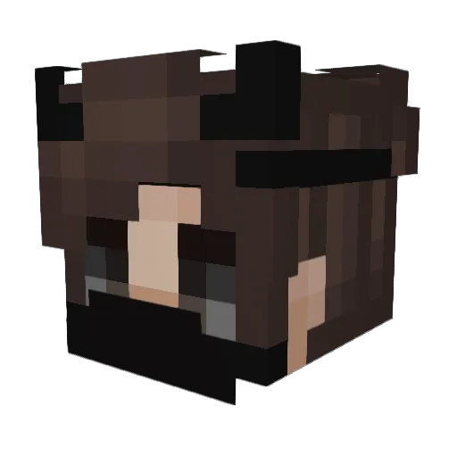 hxq35 Minecraft avatar head, 3D render