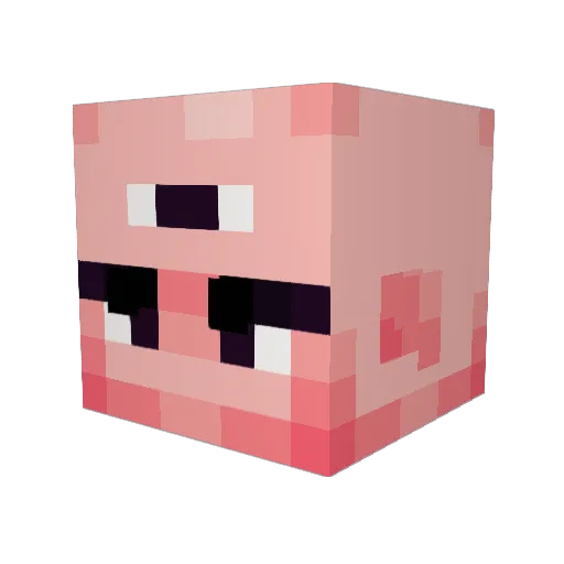hxr1z Minecraft avatar head, 3D render