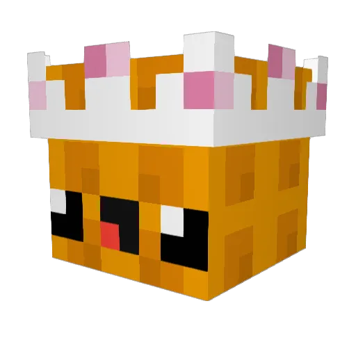 hxrune Minecraft avatar head, 3D render