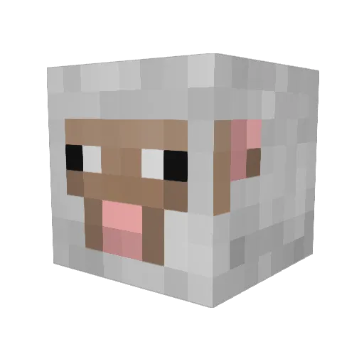 hxsain23 Minecraft avatar head, 3D render