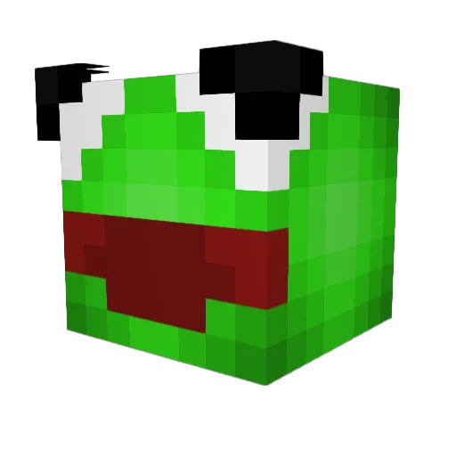 hxsei Minecraft avatar head, 3D render