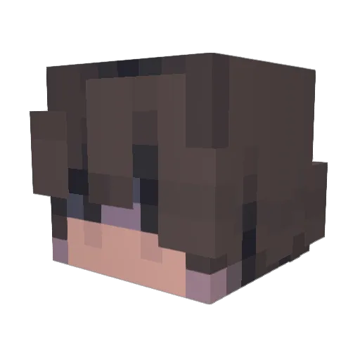hxvana Minecraft avatar head, 3D render